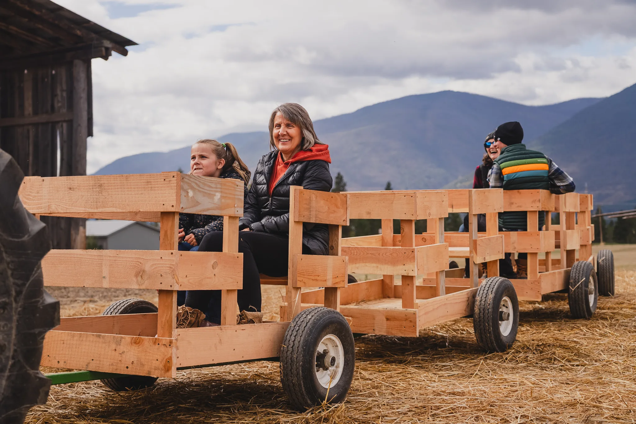 Kootenai Valley Pumpkin Patch at the barn at Morter Farms